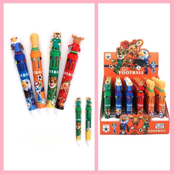MASCOT MULTI COLOR PEN (36 UNITS)