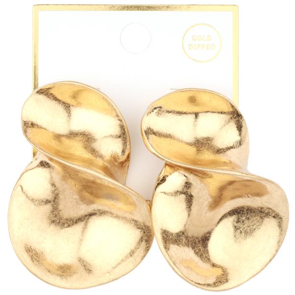 METAL POST EARRING
