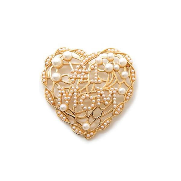 MOTHER OF PEARL MULTI CLUSTER BROOCH