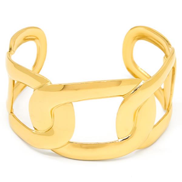 SECRET BOX STAINLESS STEEL LINK CUFF