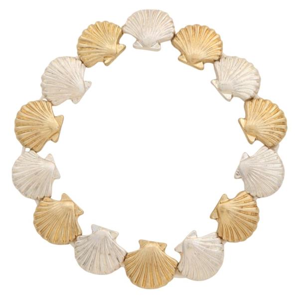 METAL SEA LIFE ELASTIC BRACELET
