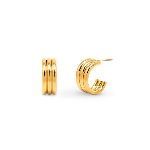 STAINLESS STEEL HUGGIE EARRING