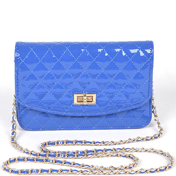 QUILTED GLOSSY DAILY CROSSBODY BAG