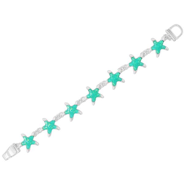SEALIFE OPAL STONE LINK MAG BRACELET