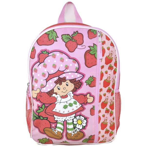 STRAWBERRY SHORTCAKE BACKPACK W VERTICAL FRONT POCKET