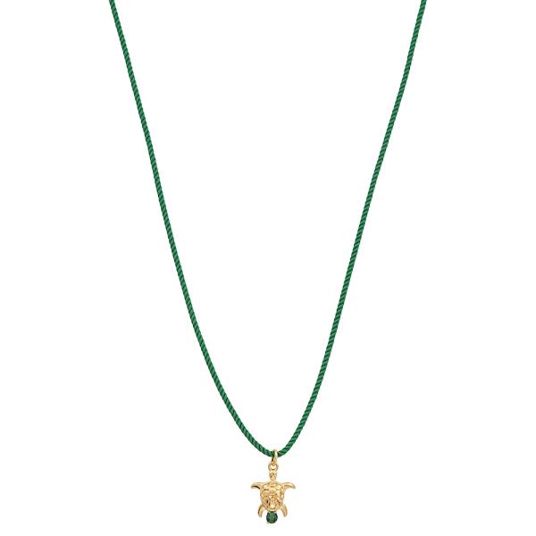 SODAJO TURTLE GEM PENDANT NECKLACE