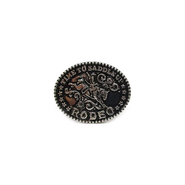 WESTERN TIME TO SADDLE UP RODEO RING
