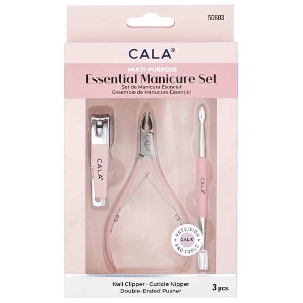 CALA 3PC MULTI PURPOSE ESSENTIAL MANICURE SET