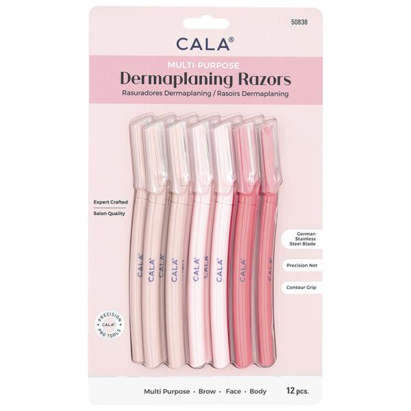 CALA 12PC MULTI PURPOSE DERMAPLANING RAZORS