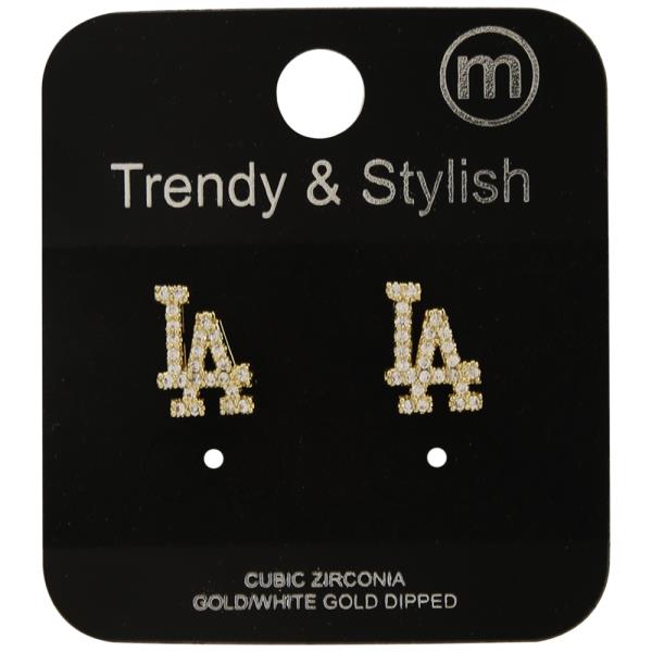 LA STUD EARRING