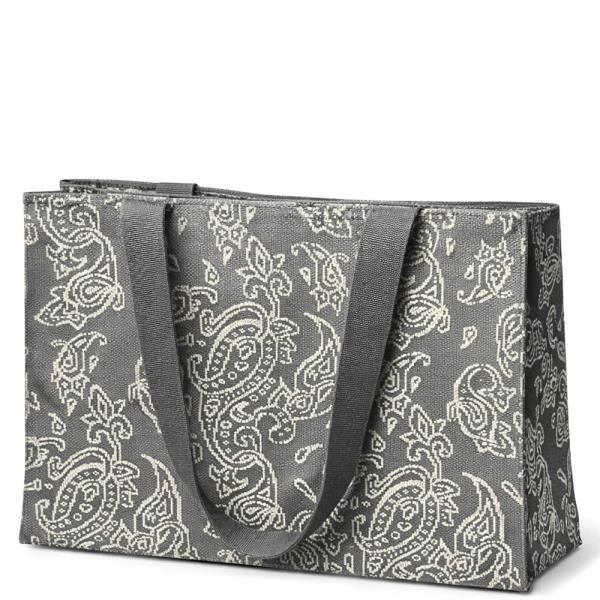PAISLEY STYLE PRINT DESIGN TOTE BAG