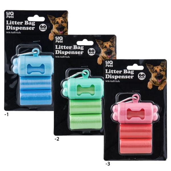 LITTLE BAG DISPENSER WITH REFILL ROLLS