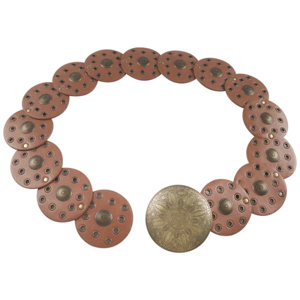 VINTAGE WESTERN STYLE ROUND Y2K BELT
