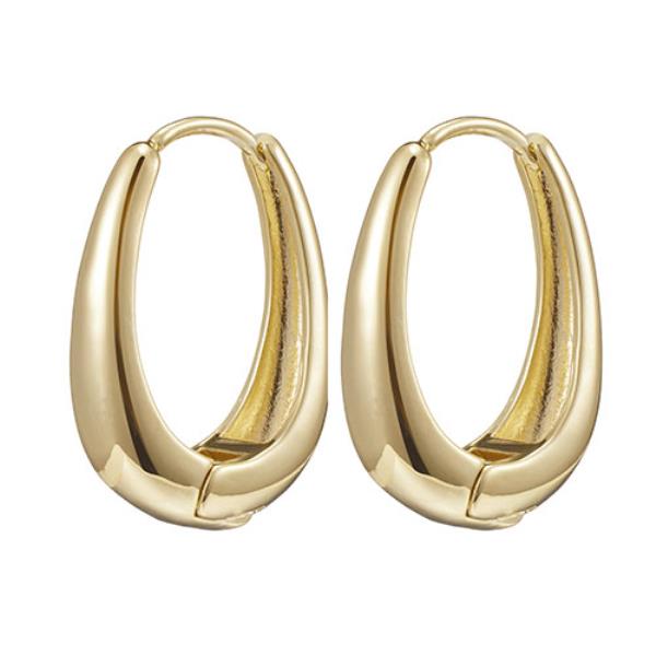 METAL HOOP EARRING