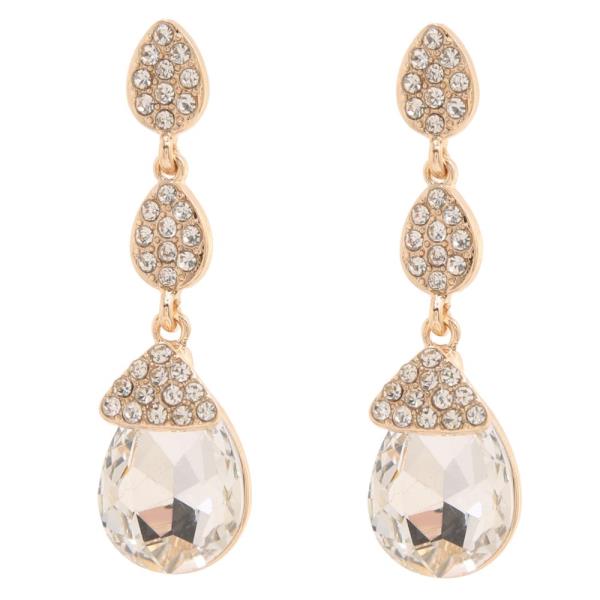 STONE DROP EARRING