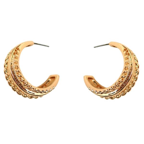 METAL POST EARRING