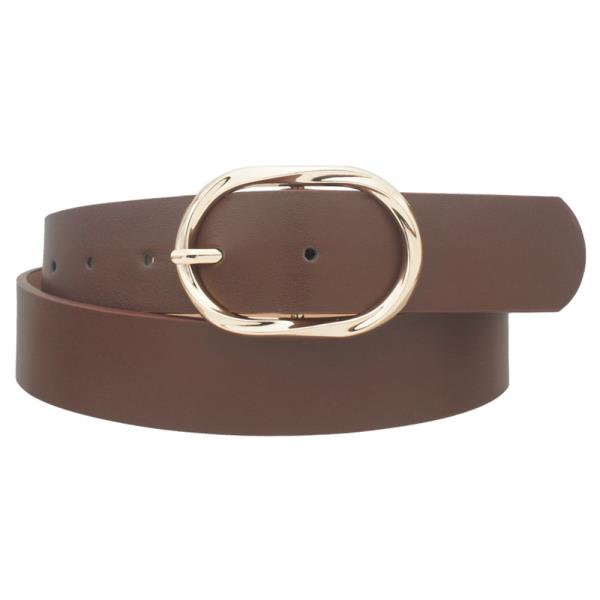 TWIST OVAL BUCKLE BELT