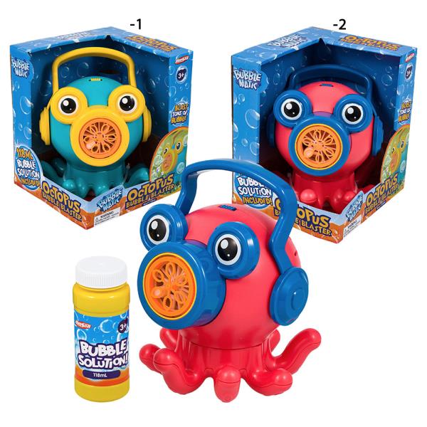 OCTOPUS BUBBLE BLASTER W BUBBLE SOLUTION
