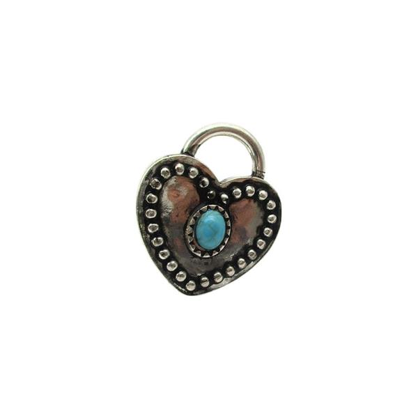 WESTERN HEART CUFF RING
