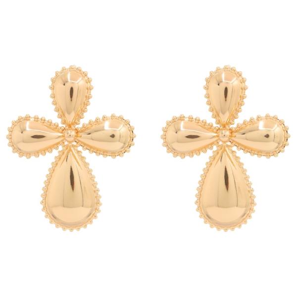 SDJ CROSS DROP EARRING