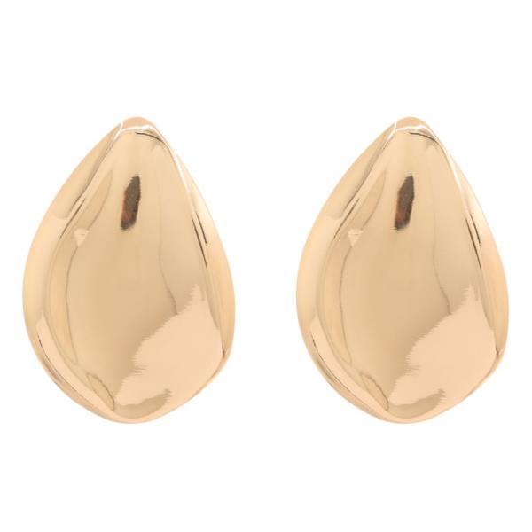SDJ METAL ROUND POST EARRING