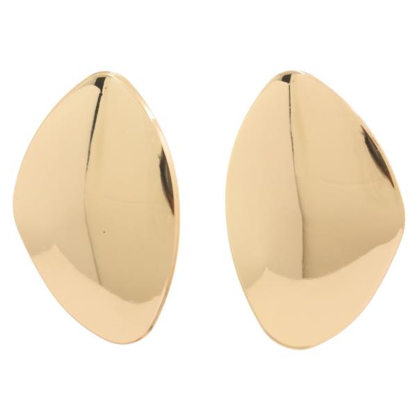 SDJE METAL ORGANIC ROUND POST DROP EARRING