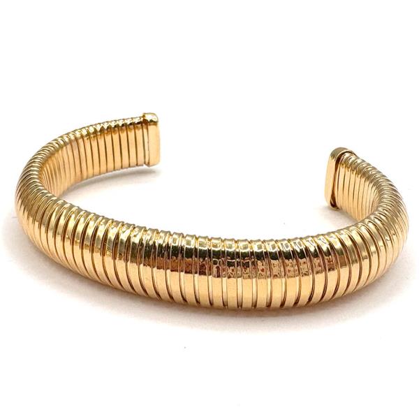 GOLD WIRE CUFF BRACELET