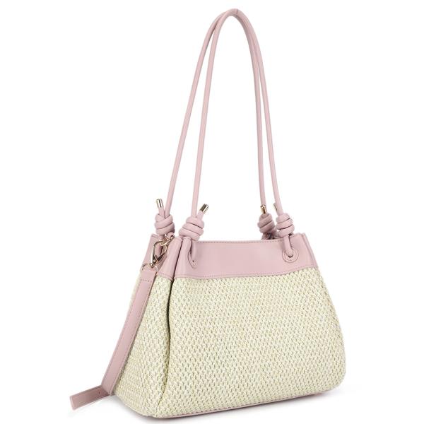 WOVEN DESIGN SHOULDER BAG
