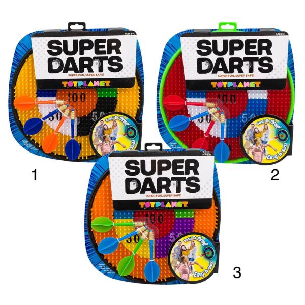 TOY PLANET SUPER DARTS, ASSORTED