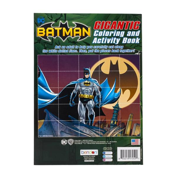 BATMAN GIGANTIC COLORING AND ACTIVITY BOOK, 192PG