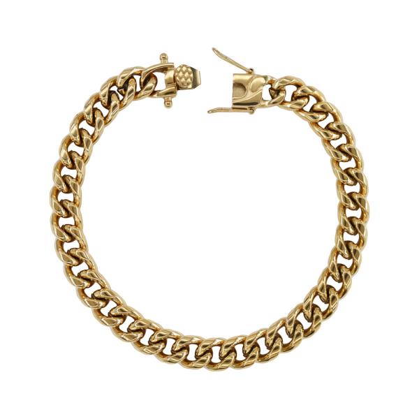 STAINLESS STEEL CUBAN CHAIN BRACELET