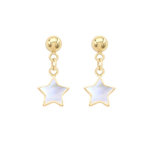 STAINLESS STEEL STAR POST EARRING