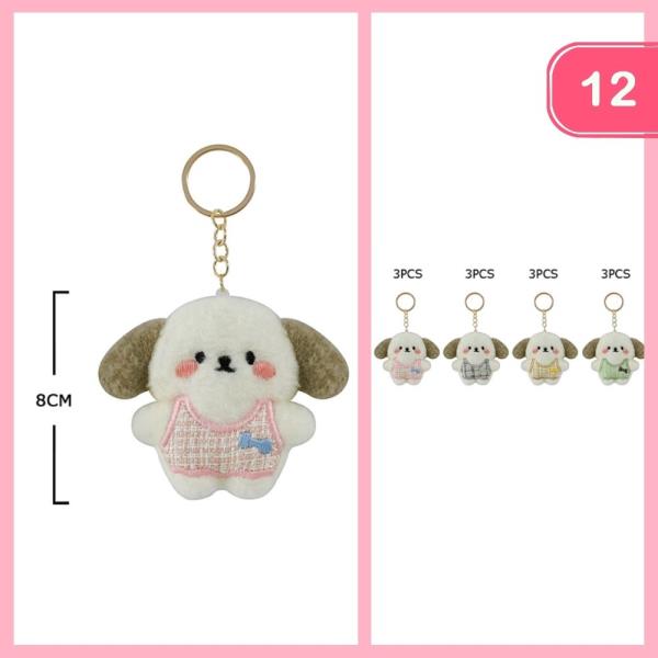 CUTE DOGGY KEYCHAIN (12 UNITS)