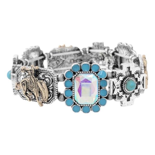 WESTERN SEMI GLASS STONE BRACELET