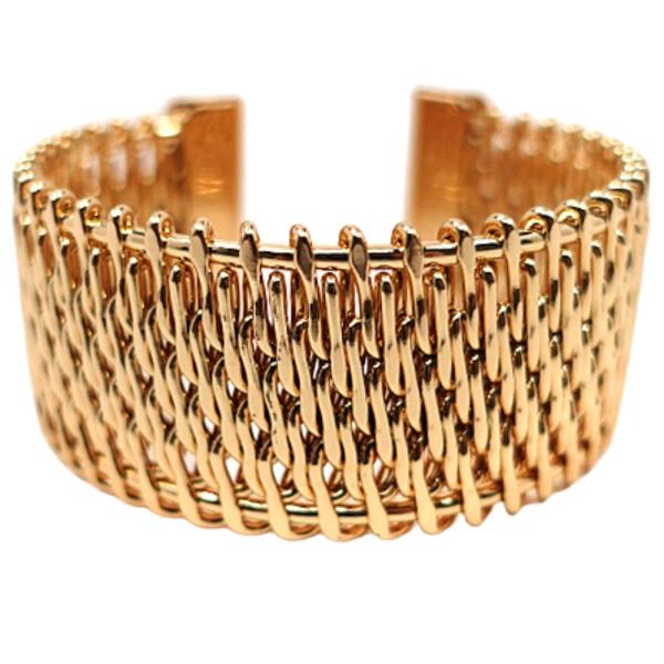 METAL OPEN BANGLE BRACELET