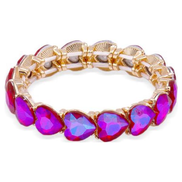 CLEAR CRYSTAL STRETCH BRACELET