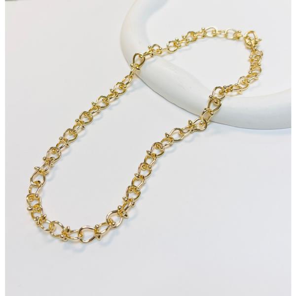CHUNKY HORSE SHOE CHAIN NECKLACE
