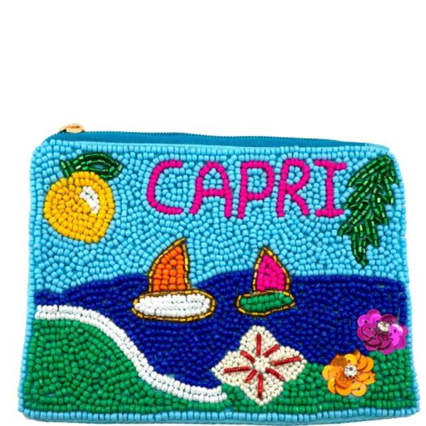 SEED BEAD CAPRI COIN BAG