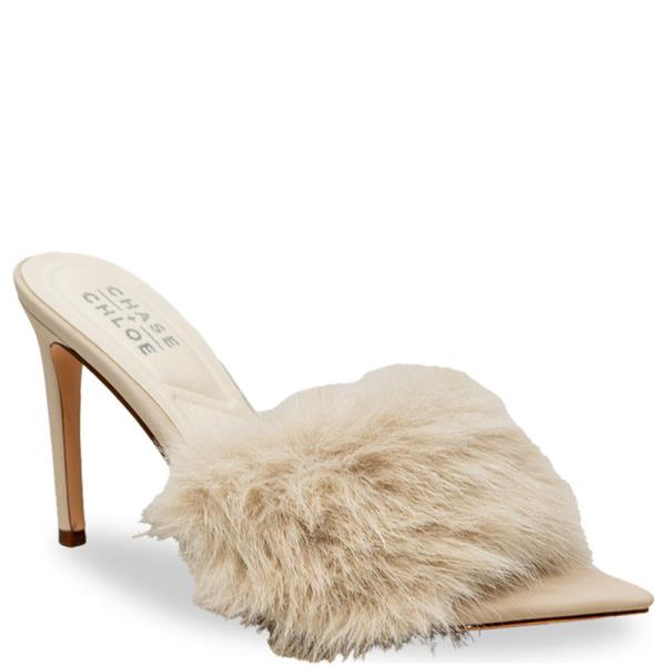 FAUX FUR MULE