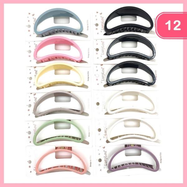HAIR CLAW CLIP (12 UNITS)