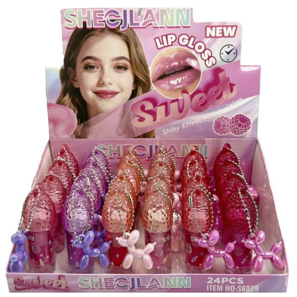 SHECJLANN SWEET LIP GLOSS (24 UNITS)