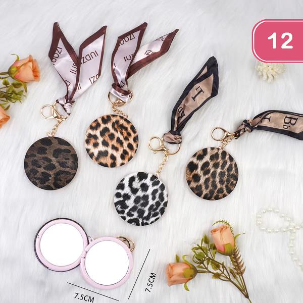 2IN1 APLANE MIRROR AND MAGNIFYING ANIMAL PRINT (12 UNITS)