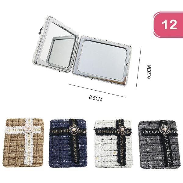 2IN1 APLANE MIRROR AND MAGNIFYING TWEED DESIGN (12 UNITS)