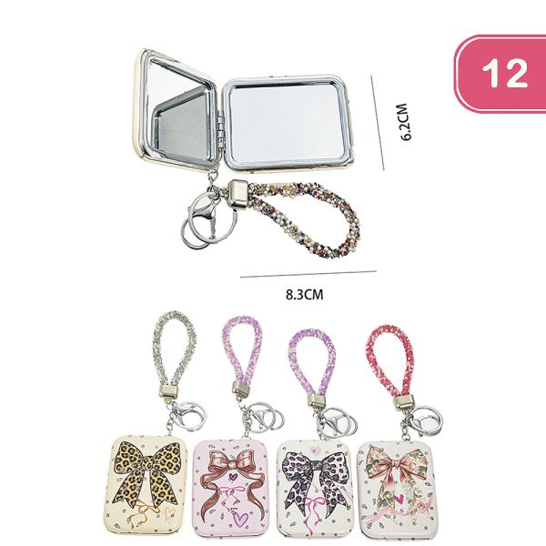 2IN1 APLANE MIRROR AND MAGNIFYING RIBBON CHIC (12 UNITS)