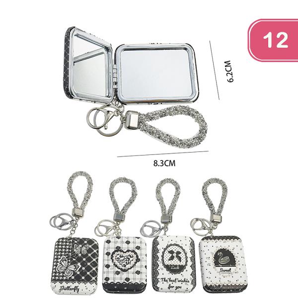 2IN1 APLANE MIRROR AND MAGNIFYING MIX PRINT DESIGN (12 UNITS)