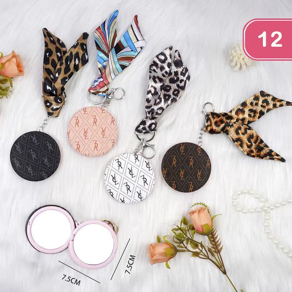 2IN1 APLANE MIRROR AND MAGNIFYING FASHION PRINT (12 UNITS)