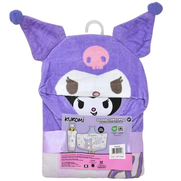 KUROMI HOODED TOWEL WRAP