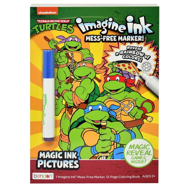 TMNT IMAGINE INK COLORING BOOK