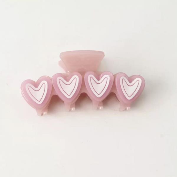 HEART HAIR CLAW CLIP