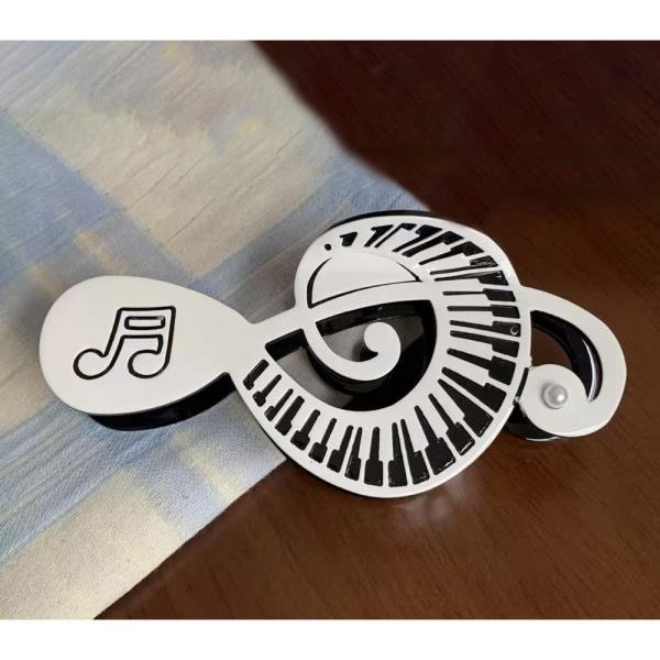 MUSIC NOTE HAIR CLAW CLIP